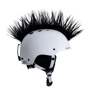 Wiggystyle Mohawk Helm Helm Schwarz