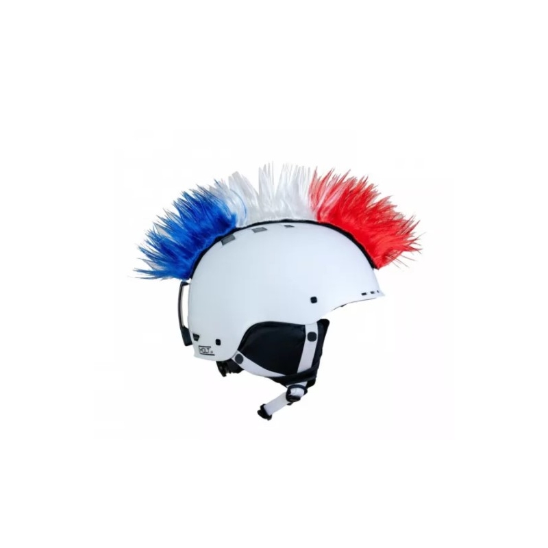 Mohawk blau-weiß-rote Helmmütze