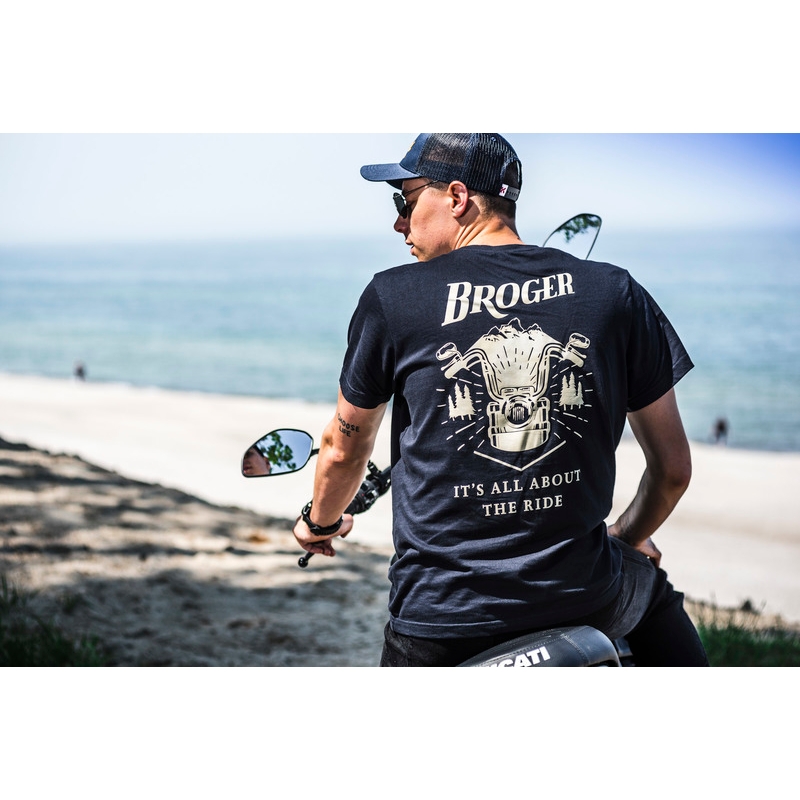 T-shirt BROGER Alaska dunkelblau