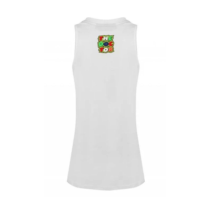 Damen-Tanktop VR46 Valentino Rossi STRIPES weiß