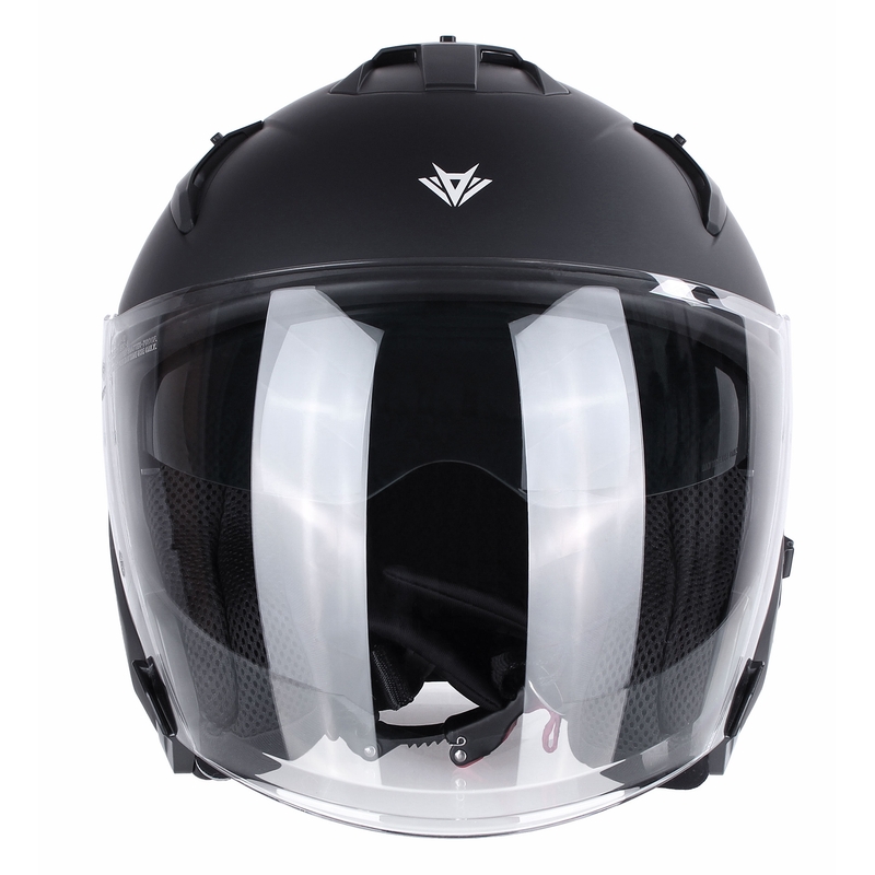 RSA Active offener Motorradhelm schwarz matt