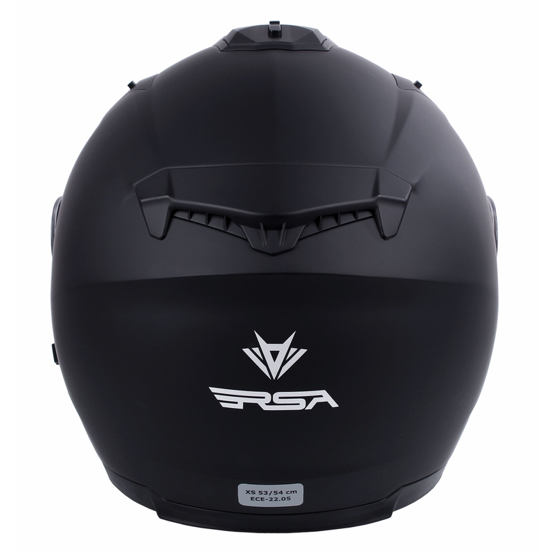 RSA Active offener Motorradhelm schwarz matt