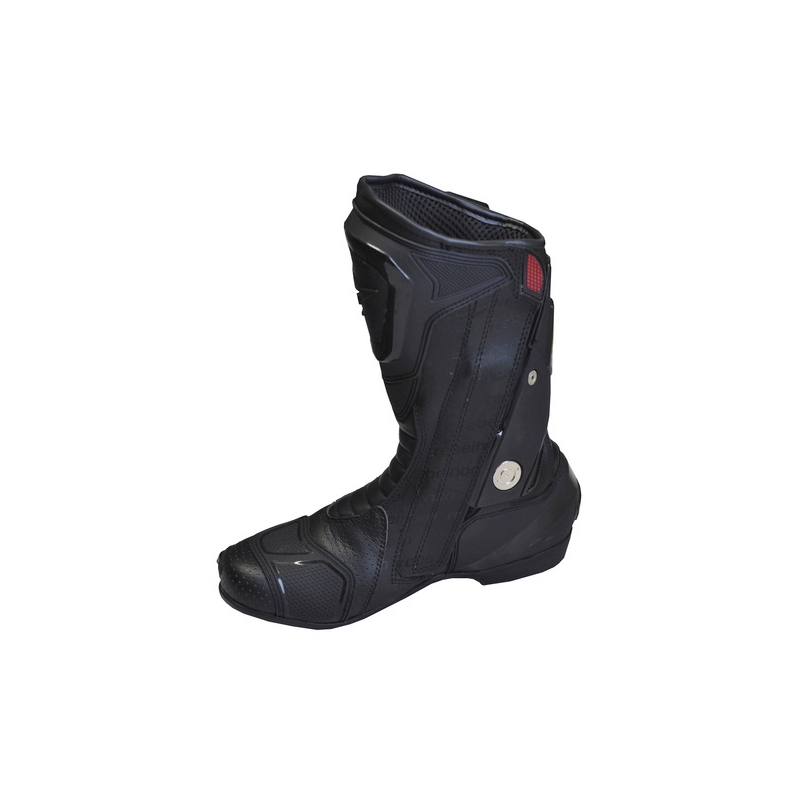 Rebelhorn Pride II perforiert schwarz Motorradstiefel Ausverkauf