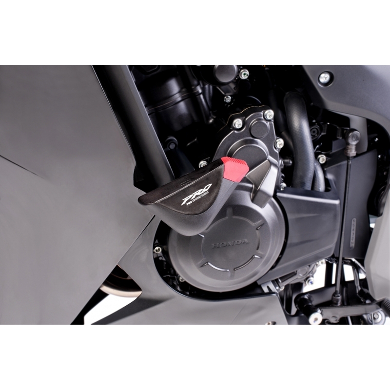 Traktionsprotektoren Puig PRO - Honda CBR500R (13-15) schwarz