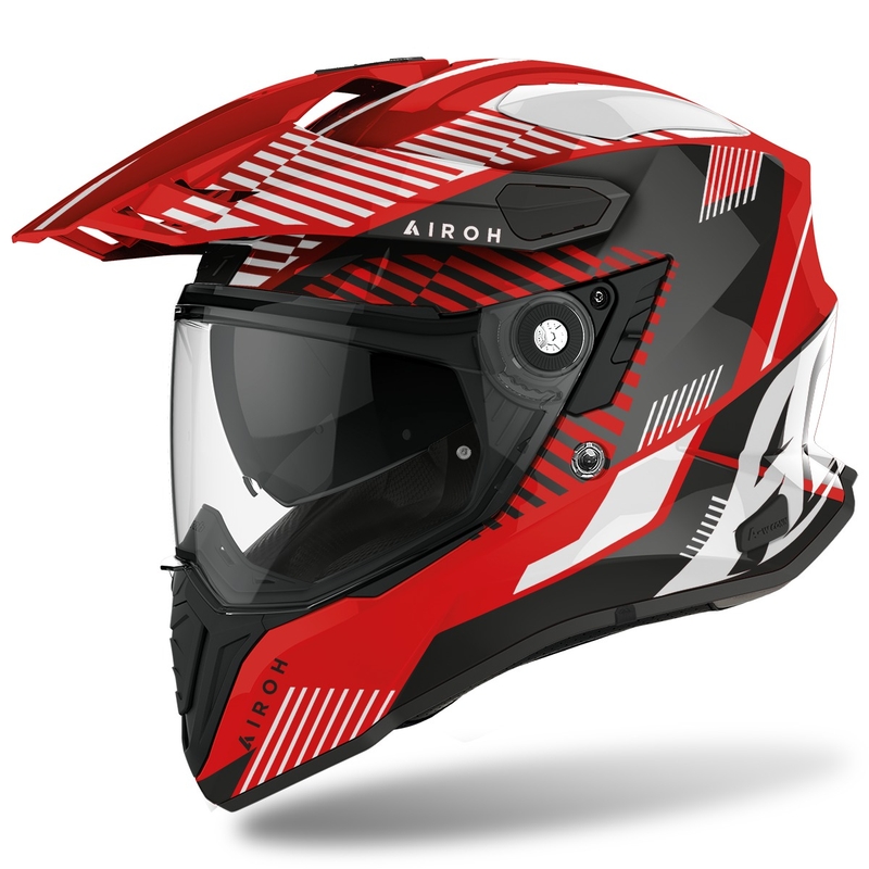 Endurohelm Airoh Commander Boost 2022 rot glänzend Ausverkauf