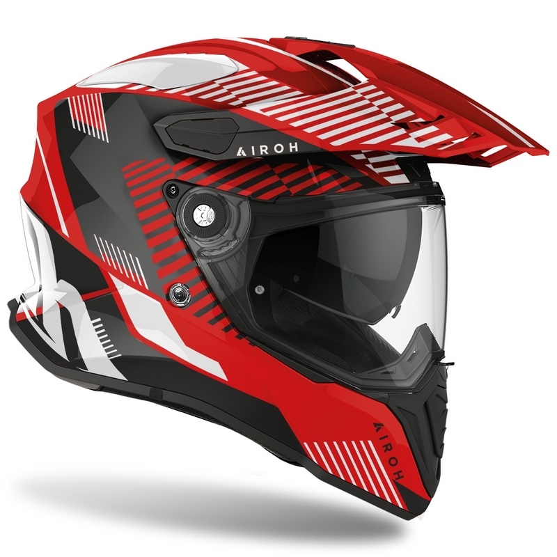 Endurohelm Airoh Commander Boost 2022 rot glänzend Ausverkauf