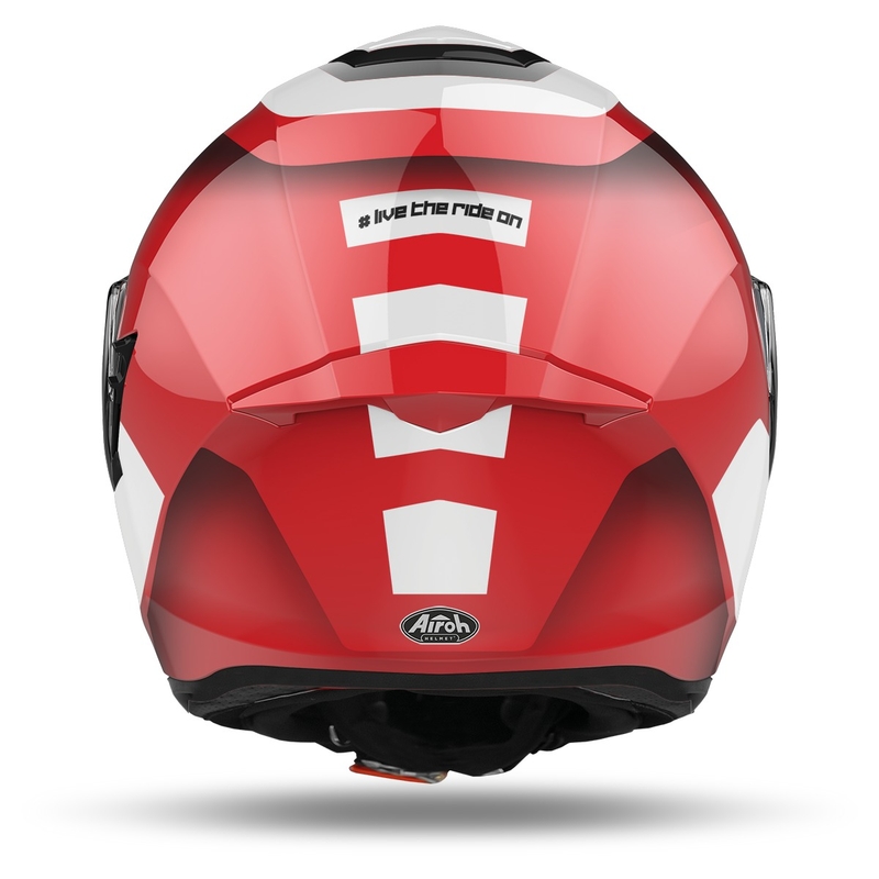 Integral Motorradhelm Airoh ST.501 Dock 2022 rot glänzend Ausverkauf