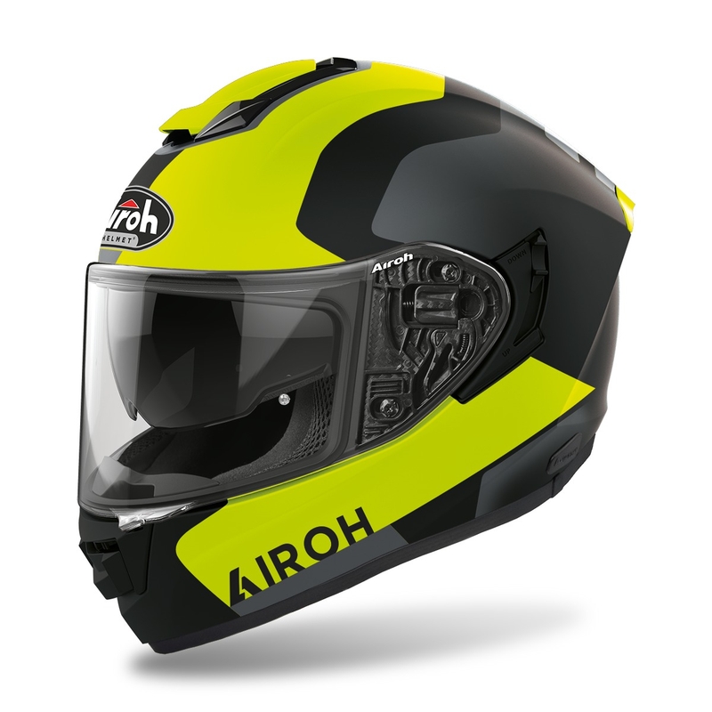 Integral Motorradhelm Airoh ST.501 Dock 2022 fluo gelb matt Ausverkauf