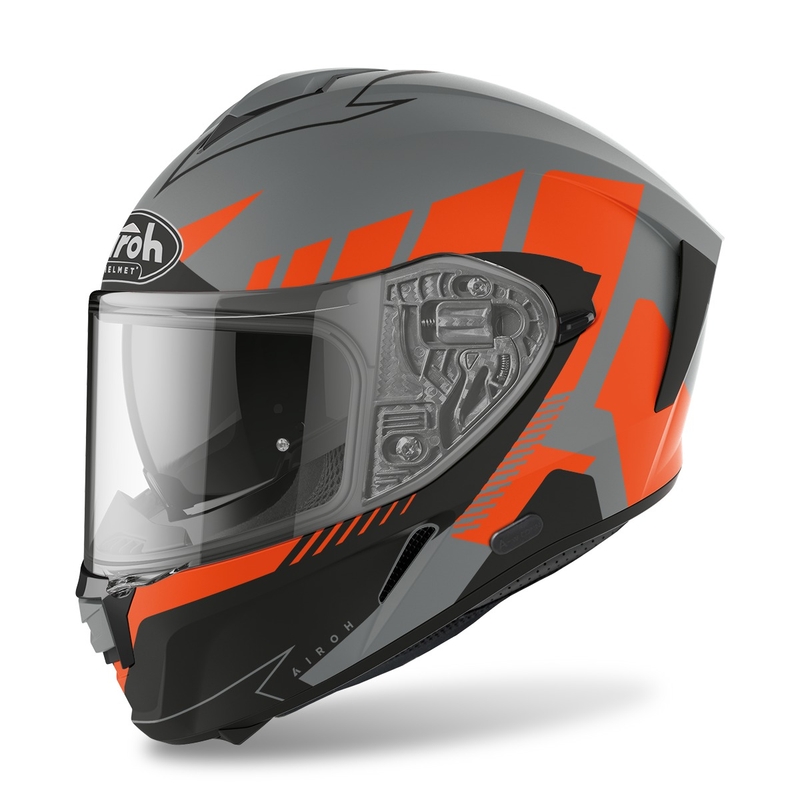 Airoh Spark Rise 2022 Integral Motorradhelm orange matt Ausverkauf