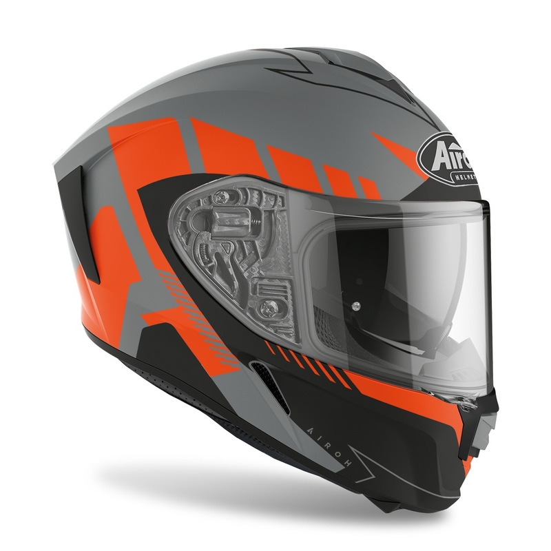 Airoh Spark Rise 2022 Integral Motorradhelm orange matt Ausverkauf