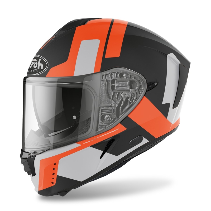 Integral Motorradhelm Airoh Spark Shogun 2022 orange matt Ausverkauf