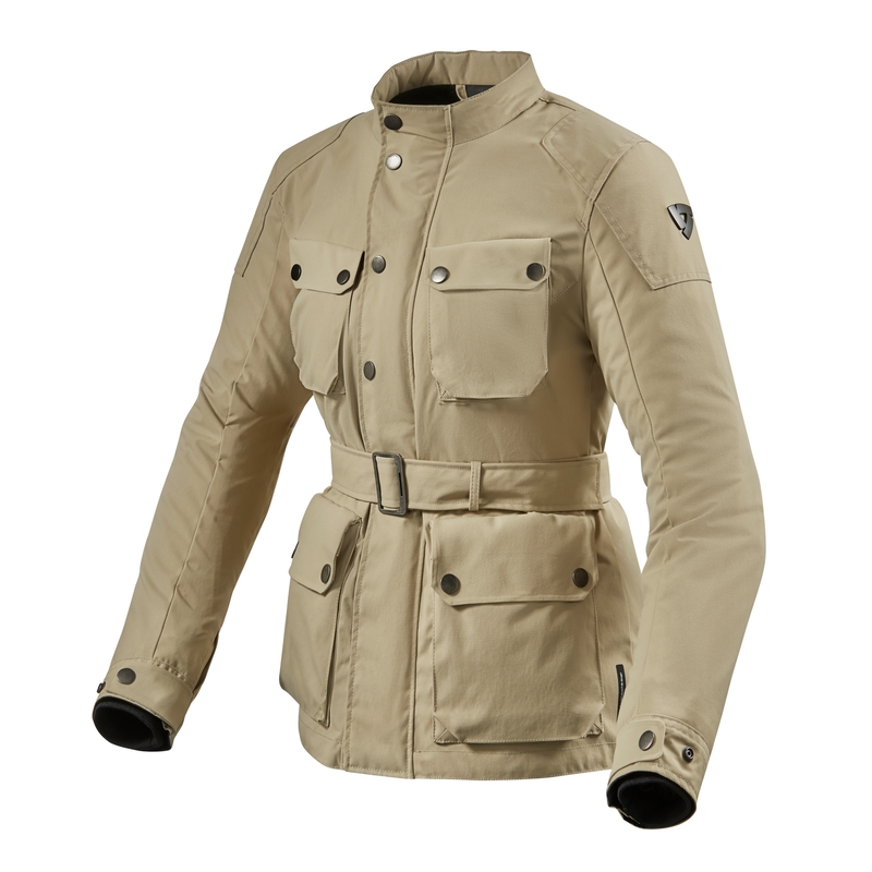 Revit Livingstone Motorradjacke für Frauen Beige Ausverkauf
