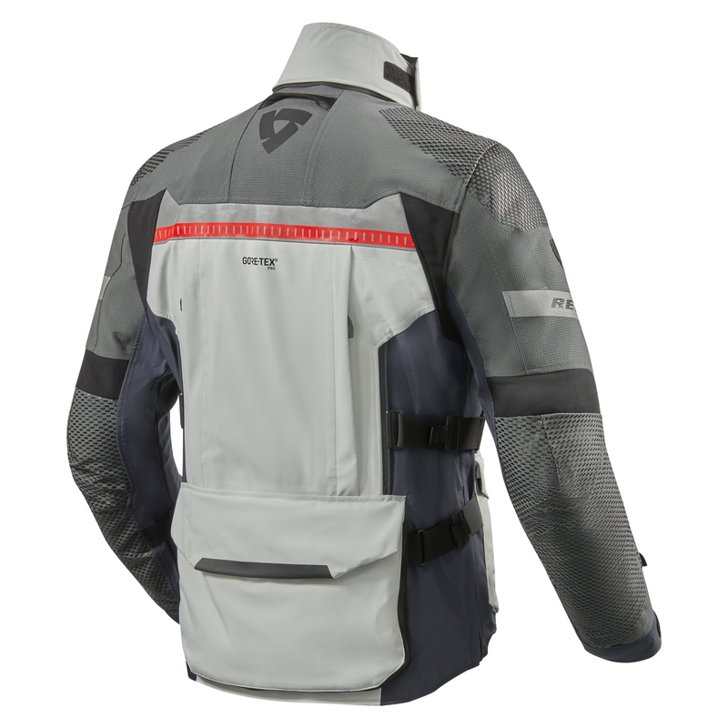 Revit Dominator 3 GTX Motorradjacke silber-blau