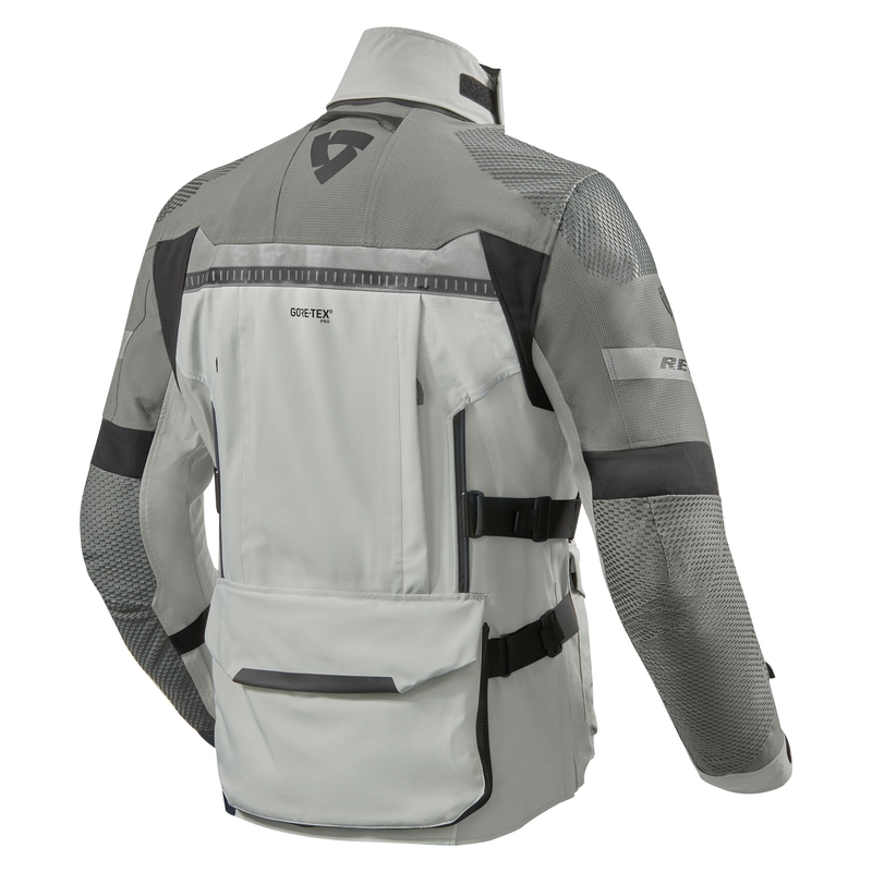 Revit Dominator 3 GTX Motorradjacke silber-grau