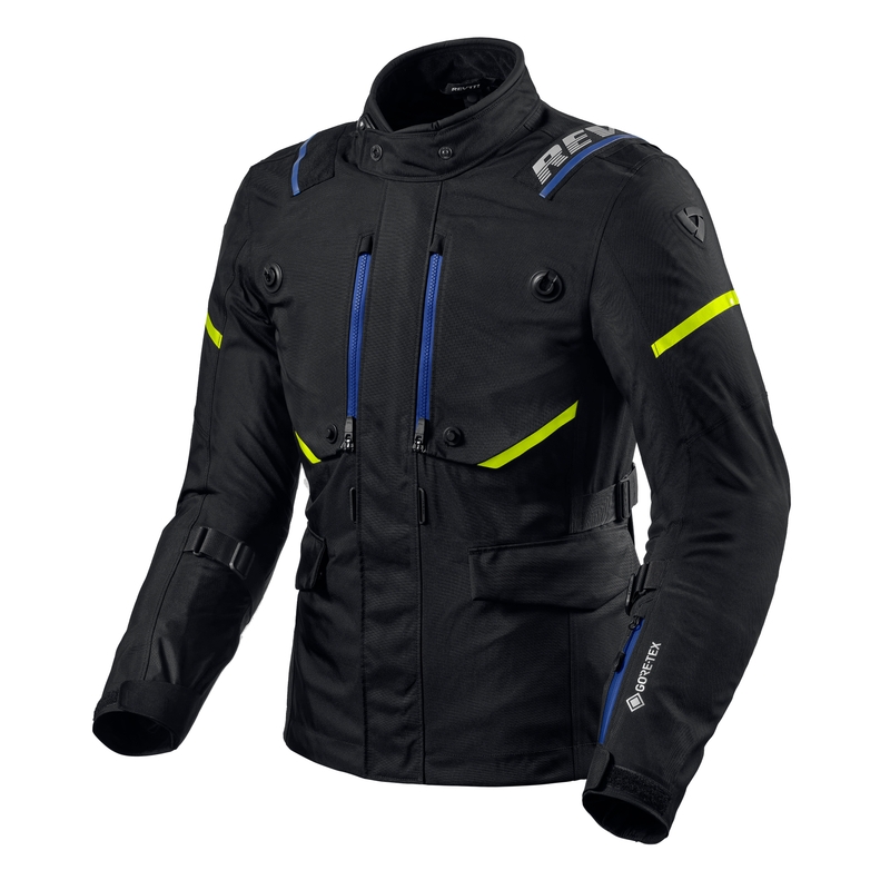 Revit Vertical GTX Motorradjacke schwarz