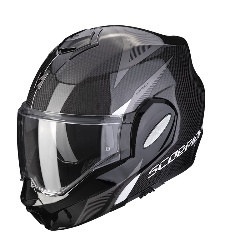 Scorpion EXO-TECH Carbon Top schwarz und weiß
