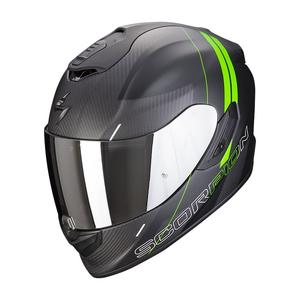 Integral Motorradhelm Scorpion EXO-1400 Carbon Air Drik schwarz-grün matt