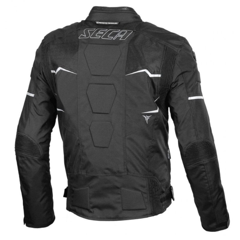 Motorradjacke SECA Stream III schwarz Ausverkauf