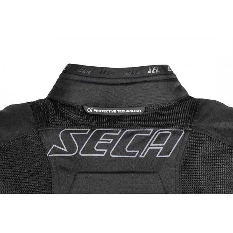 Motorradjacke SECA Stream III schwarz Ausverkauf