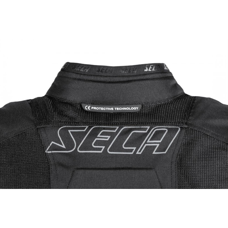 Damen-Motorradjacke SECA Stream III schwarz Ausverkauf