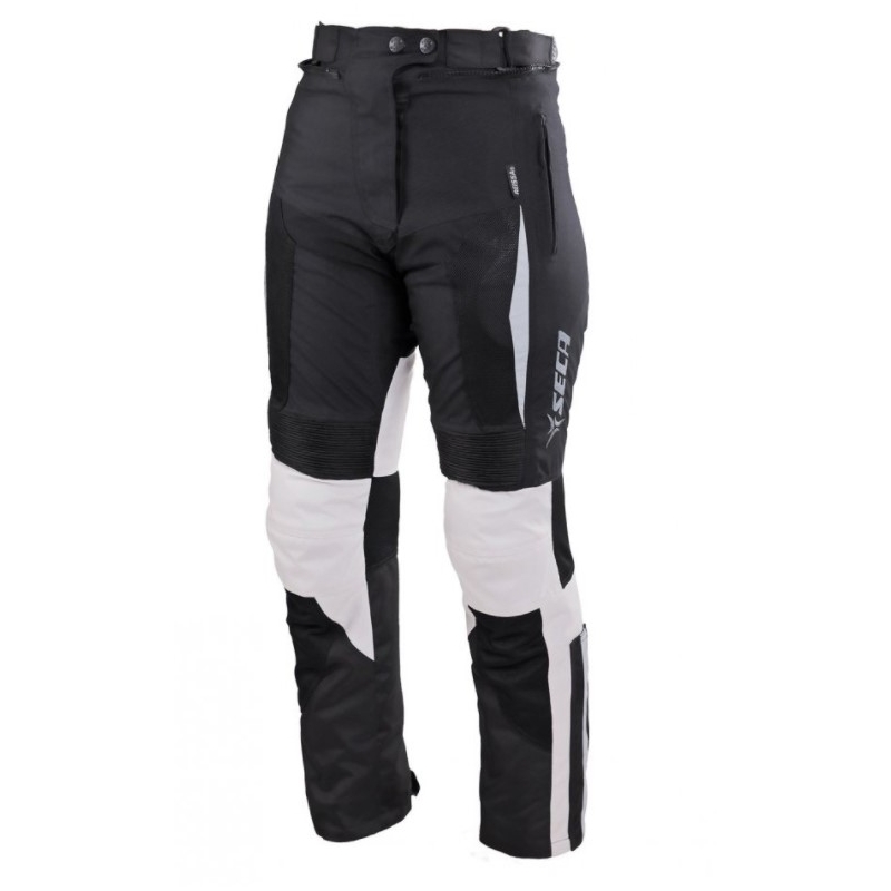 Damen-Motorradhose SECA Hybrid II grau Ausverkauf