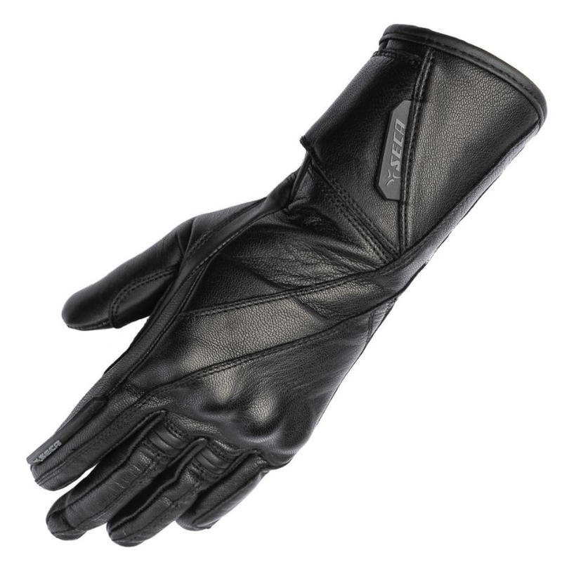 Damen-Motorradhandschuhe SECA Sheeva III schwarz Ausverkauf