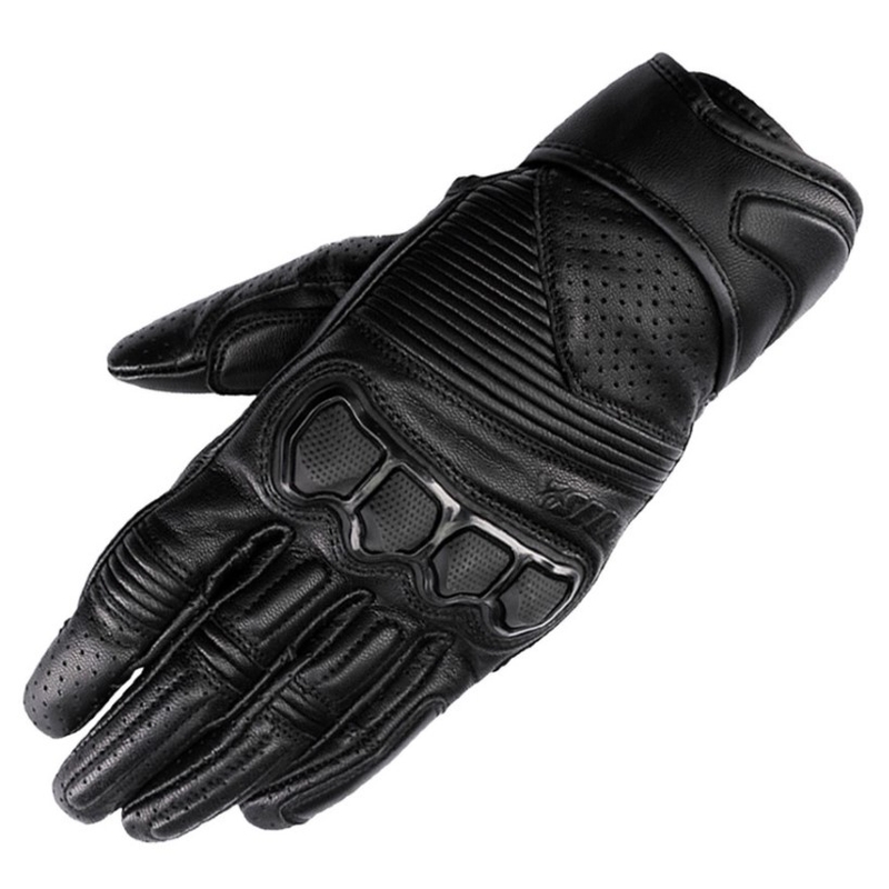Motorradhandschuhe SECA Custom R Perforiert Schwarz Ausverkauf