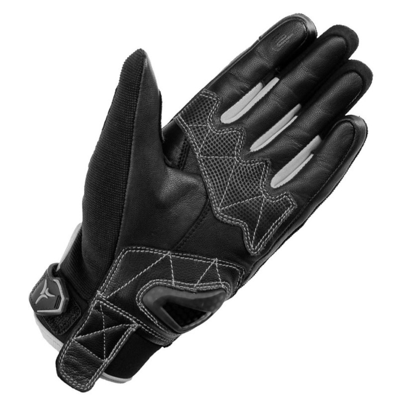 SECA X-Stretch Motorradhandschuhe schwarz-grau Ausverkauf
