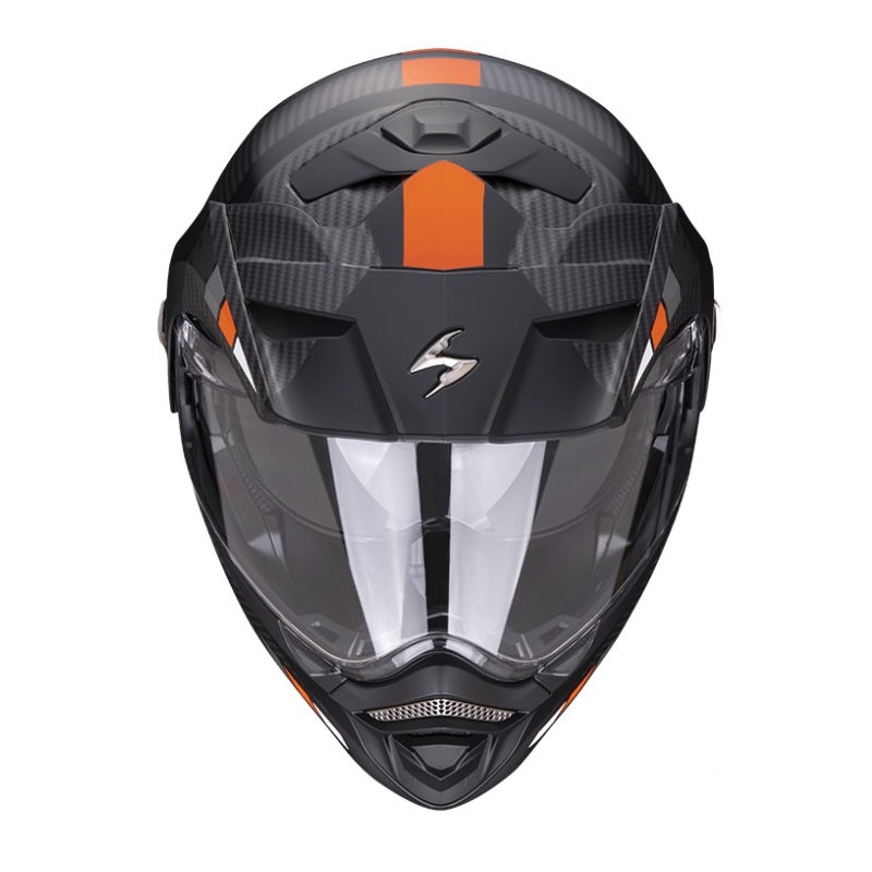Motorradhelm SCORPION ADX-2 CAMINO schwarz-silber-orange Ausverkauf