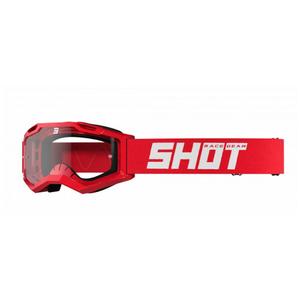 Motocross-Schutzbrille Shot Assault 2.0 Solid rot