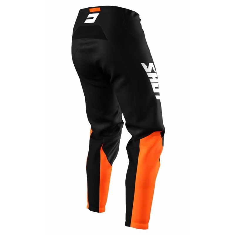Motocross-Hose Shot Raw Burst Schwarz-Orange Ausverkauf