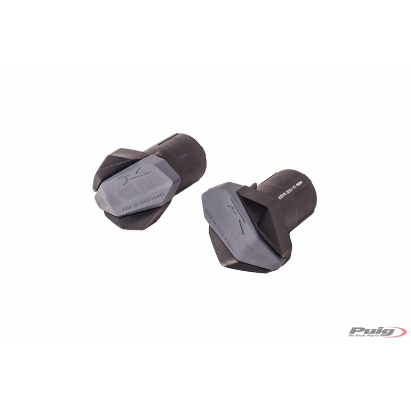 Gepolsterte Trittbretter Puig R12 - Kawasaki Z800 (13-15) schwarz