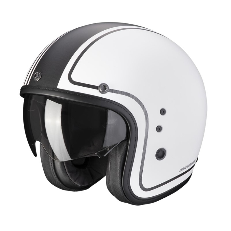 Offener Helm SCORPION BELFAST EVO RETROL weiß