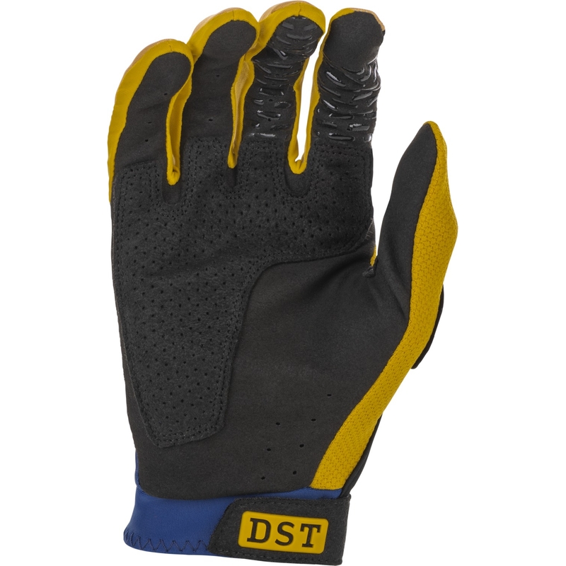 Motocross-Handschuhe FLY Racing Evolution DST 2022 schwarz-blau-gold