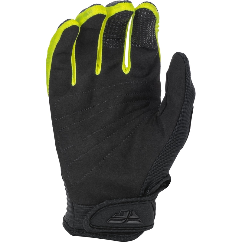 Motocross-Handschuhe FLY Racing F-16 2022 schwarz-grau-fluo gelb
