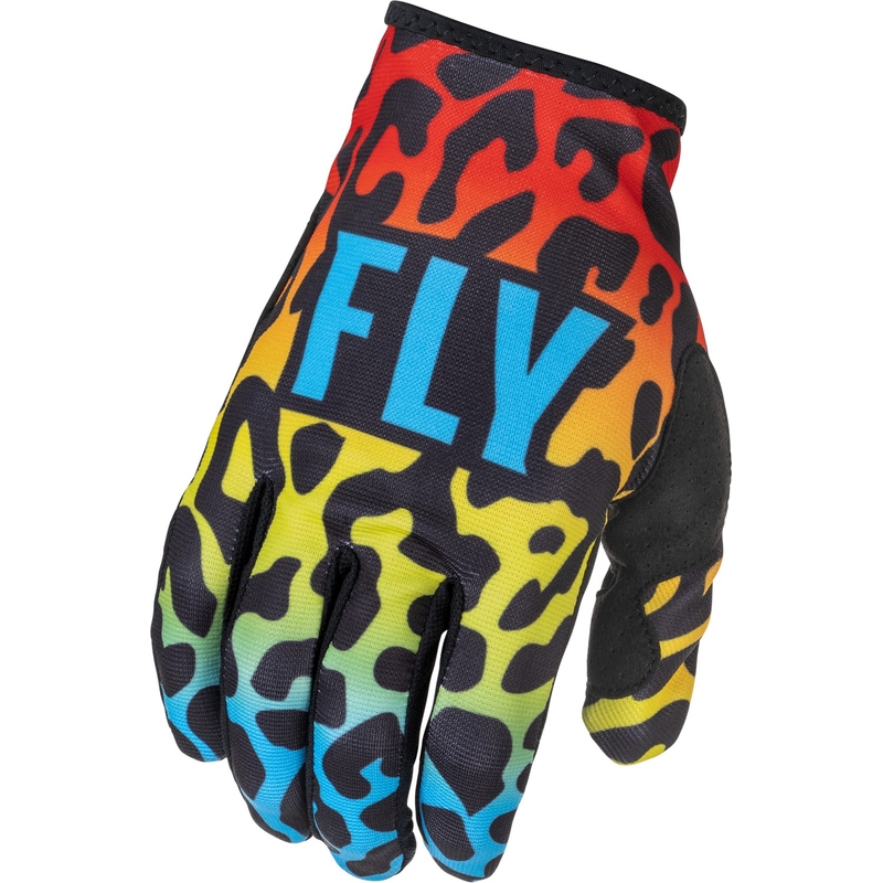 Motocross-Handschuhe FLY Racing Lite SE 2022 rot-gelb-blau Ausverkauf