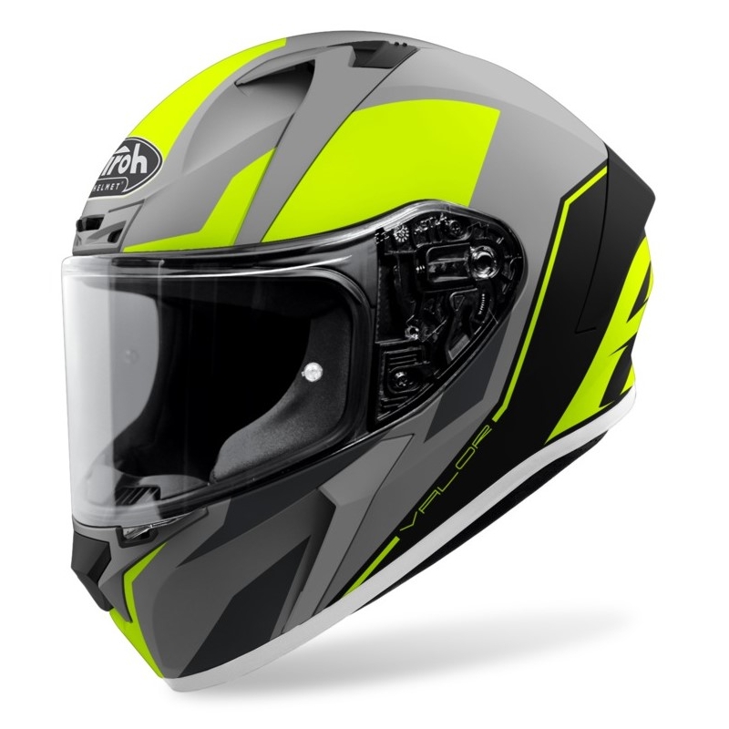 Airoh Valor Wings 2021 fluo gelb matt integral Motorradhelm Ausverkauf