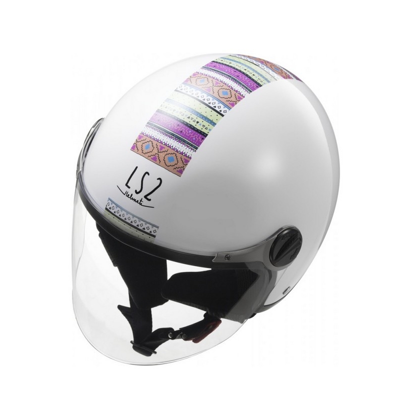 Motorradhelm offen LS2 OF560 ROCKET II weiß Ausverkauf