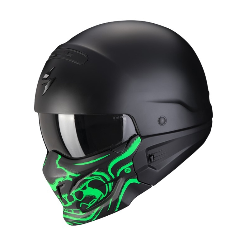 Helm Skorpion EXO-COMBAT EVO Samurai schwarz-grün
