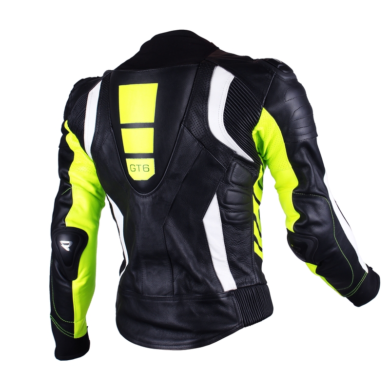 Men's Street Racer GT6 Jacke schwarz-weiß-fluo gelb Ausverkauf