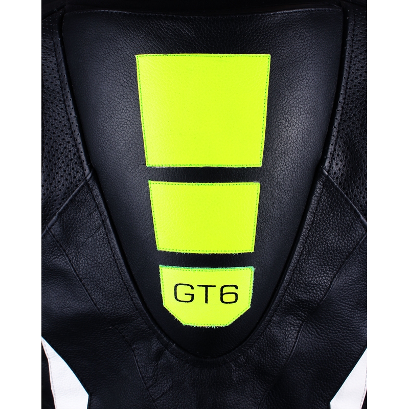 Men's Street Racer GT6 Jacke schwarz-weiß-fluo gelb Ausverkauf