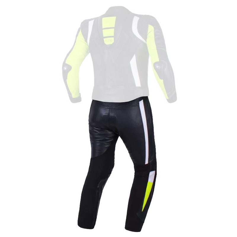 Men's Street Racer GT6 schwarz-weiß-fluorgelbe Hose Ausverkauf
