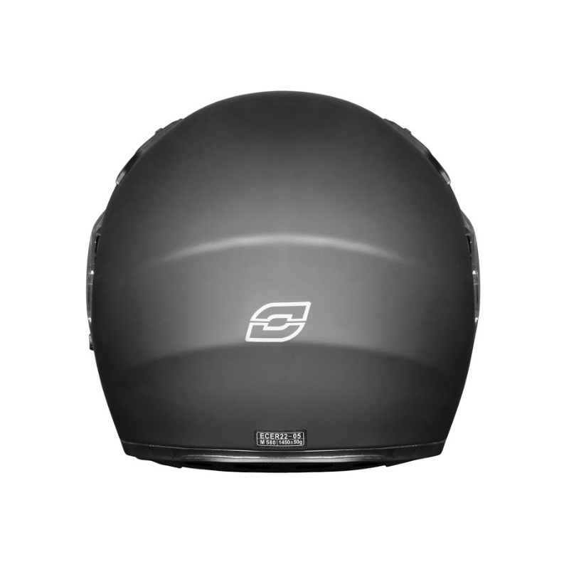 Klappbarer Motorradhelm Ozone Wind schwarz matt - Klasse II