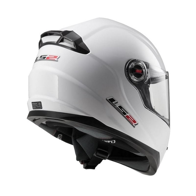 Kinder Motorradhelm LS2 FF392 Mono Junior weiß Ausverkauf