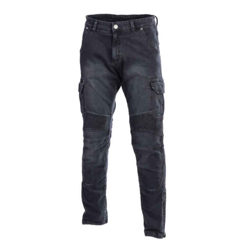 SECA Square Schwarze Motorradjeans Ausverkauf