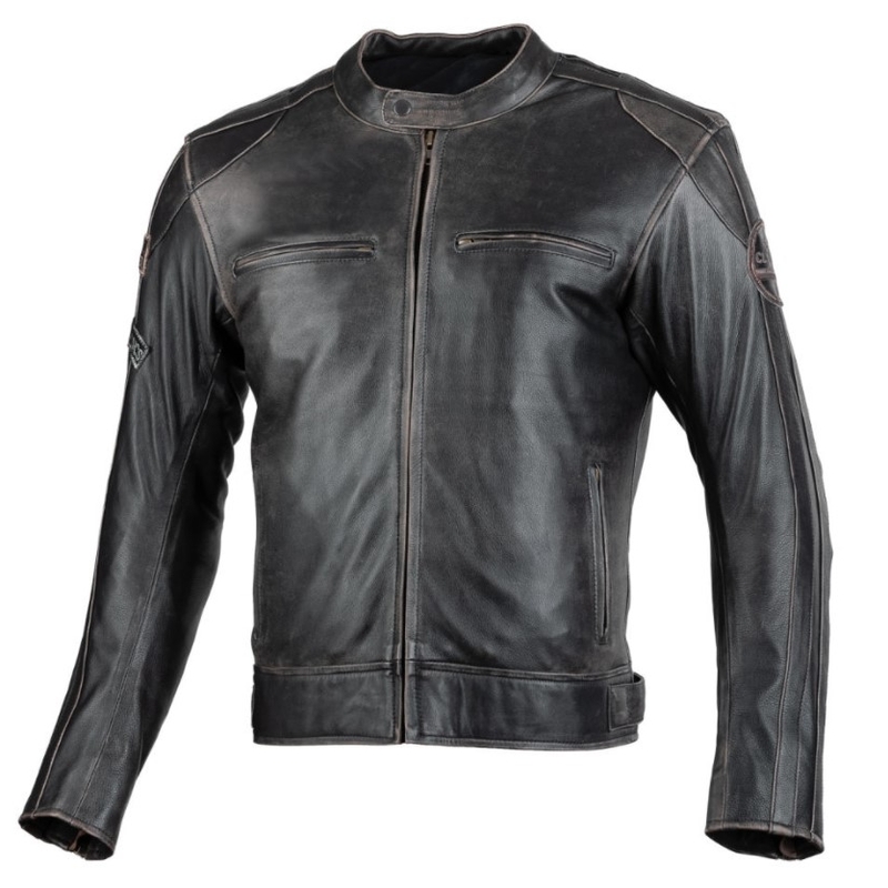Motorradjacke SECA Aviator II schwarz-braun