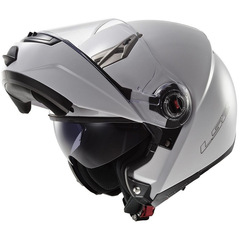 LS2 EASY weiß tip-up Motorradhelm Ausverkauf