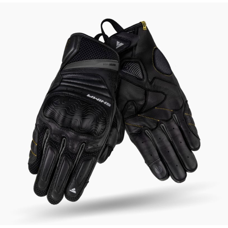 Shima Rush Motorradhandschuhe schwarz