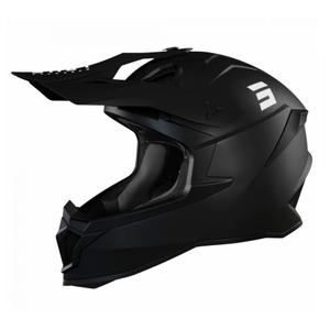 Motocross-Helm Shot Lite Fury Solid 2.0 schwarz