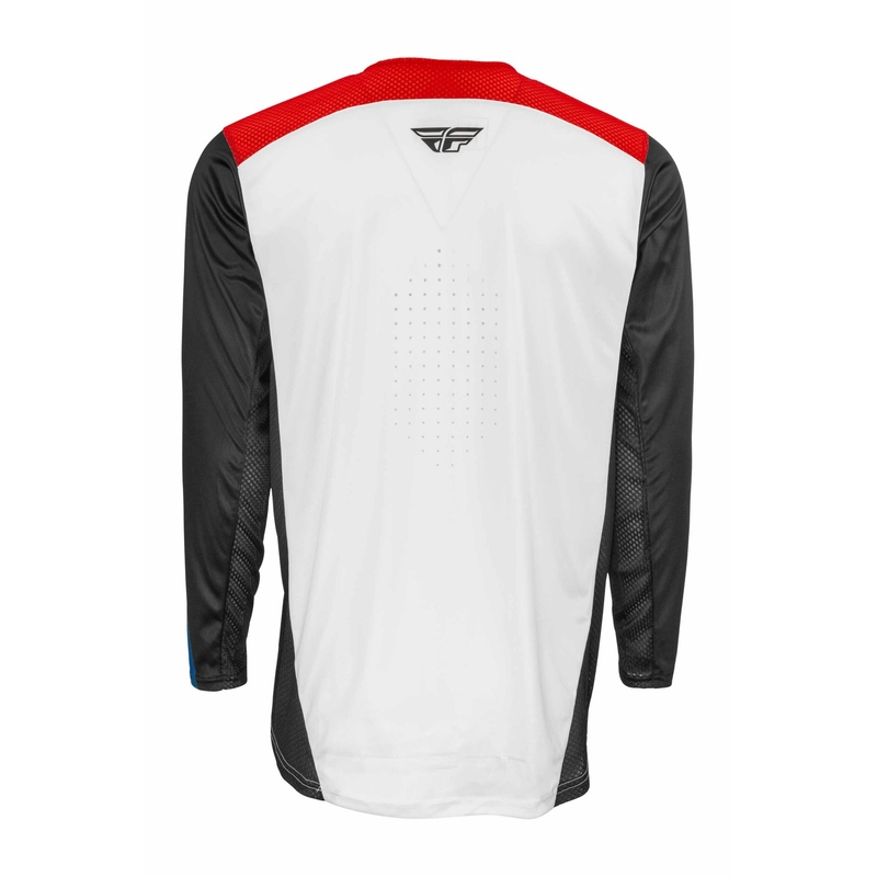 Motocross-Trikot FLY Racing Lite 2022 weiß-rot-blau